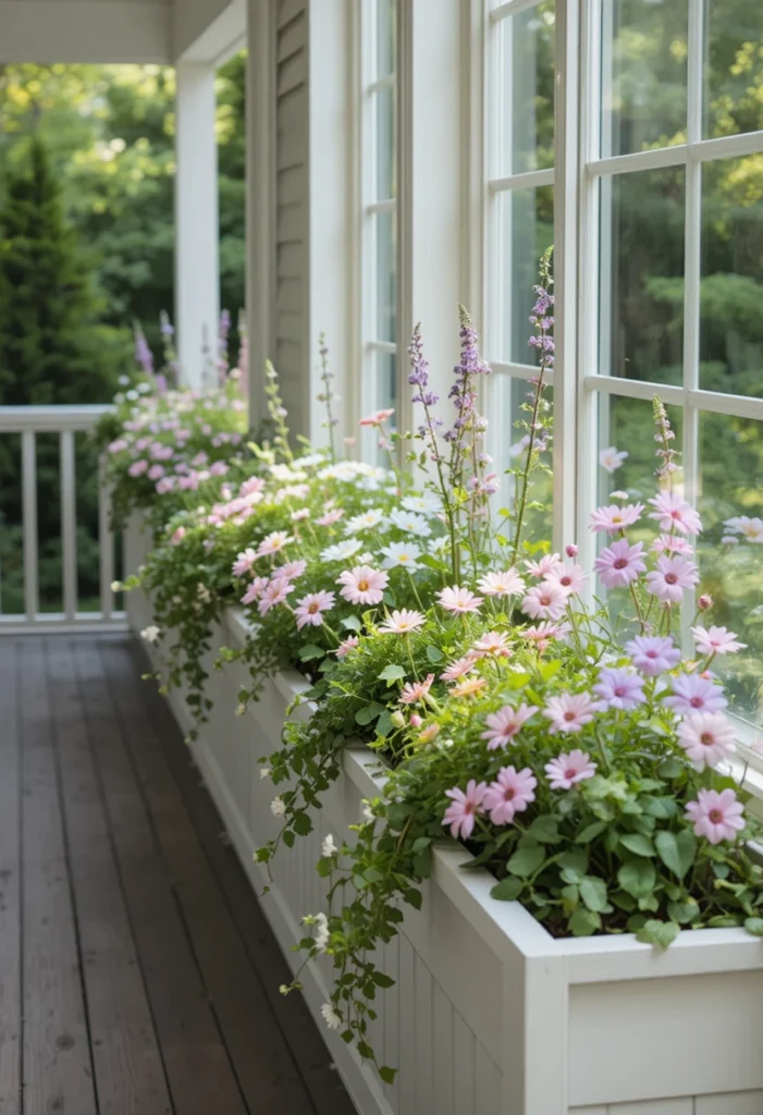 Windowbox Style Planters