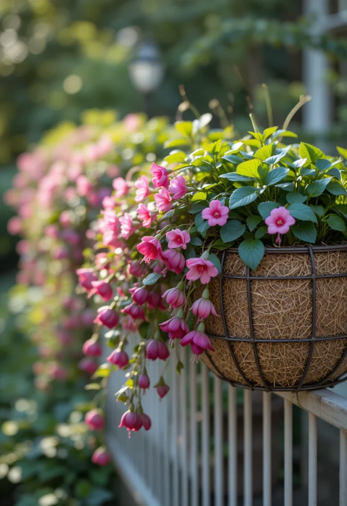 Wire Basket Planters with Coir Liner