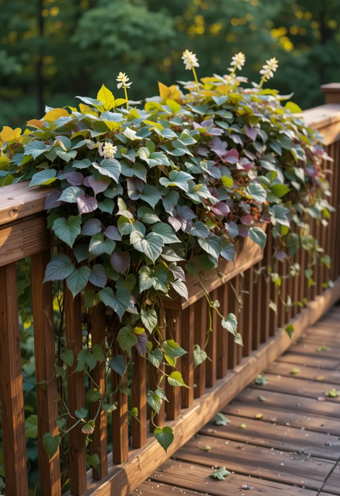 railing Sweet Potato Vine Drama