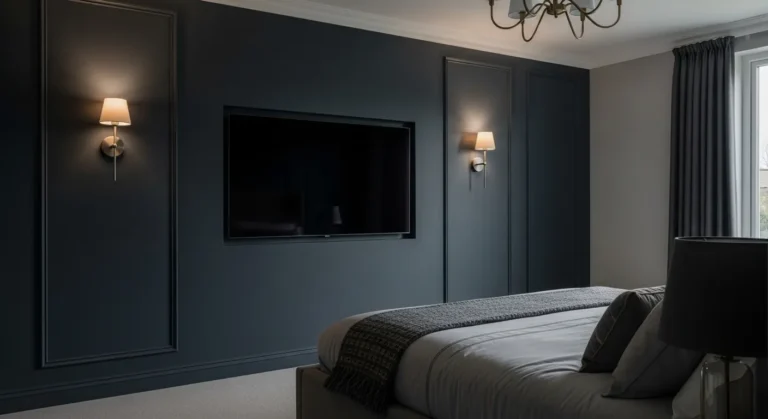 10 Bedroom TV Wall Painting Ideas That Elevate Your Space