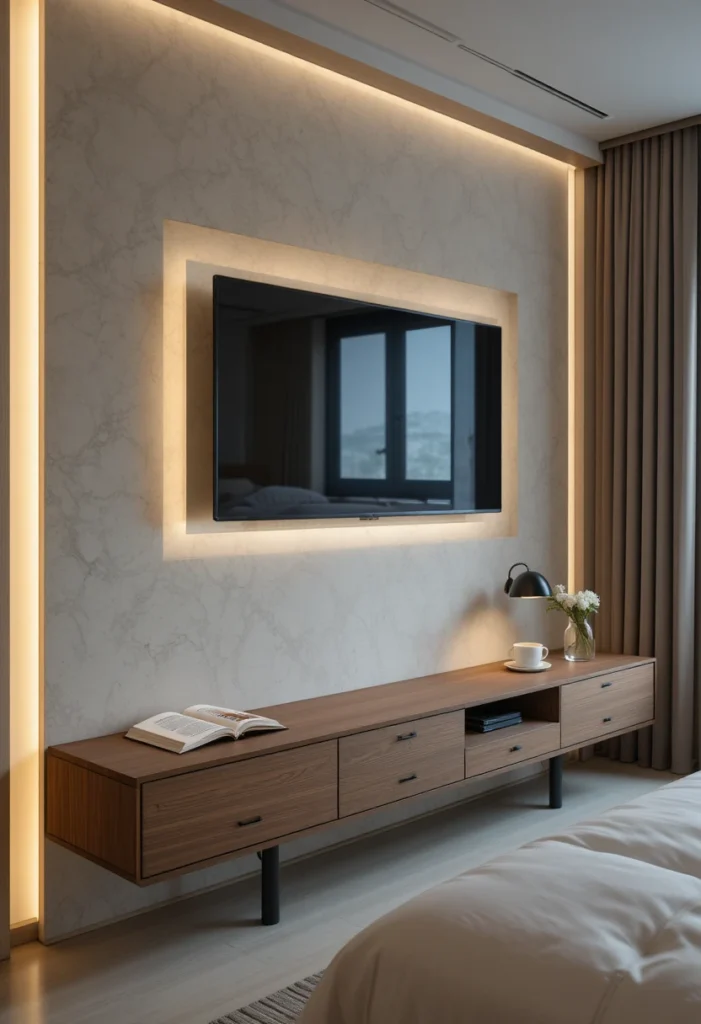 3. Integrated LED Strip Lighting