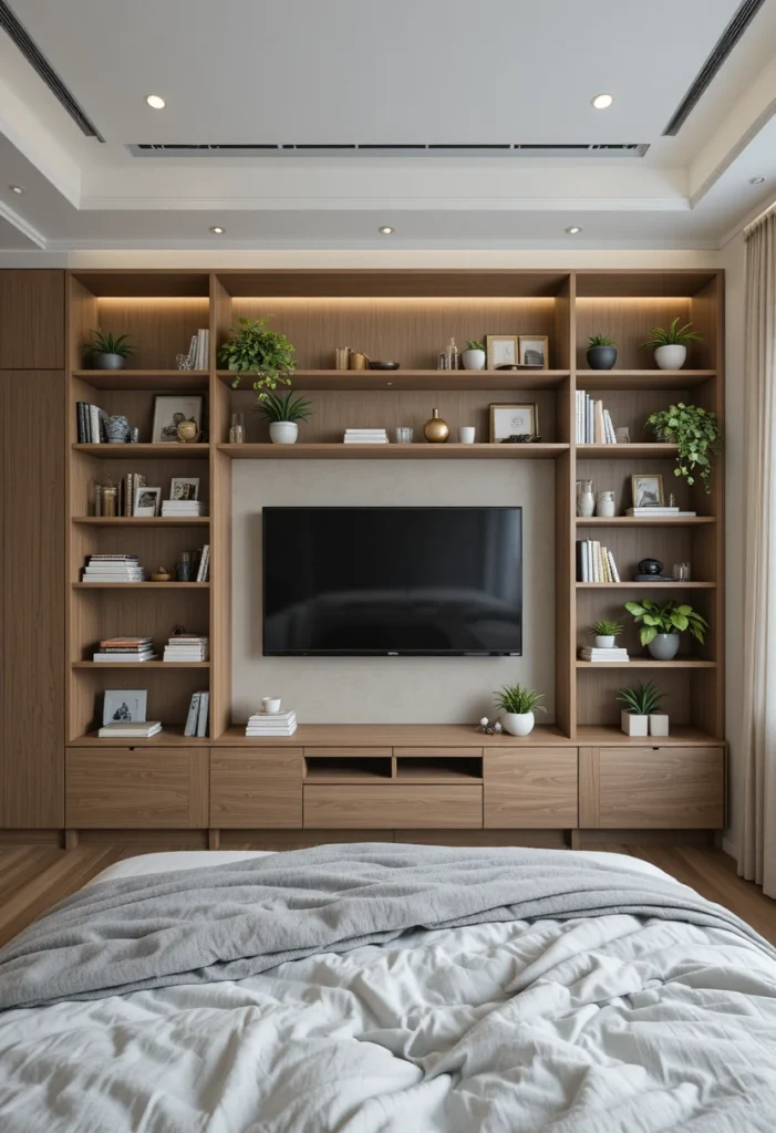 4. Floating Shelves and Cubbies