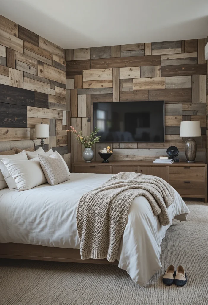 8. Paneled Wall Treatment