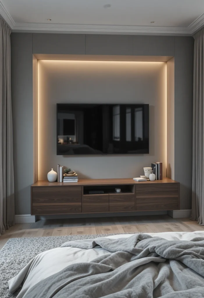 9. Textured Accent Wall