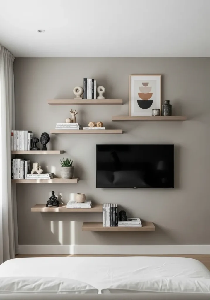 Asymmetric Shelving Configuration