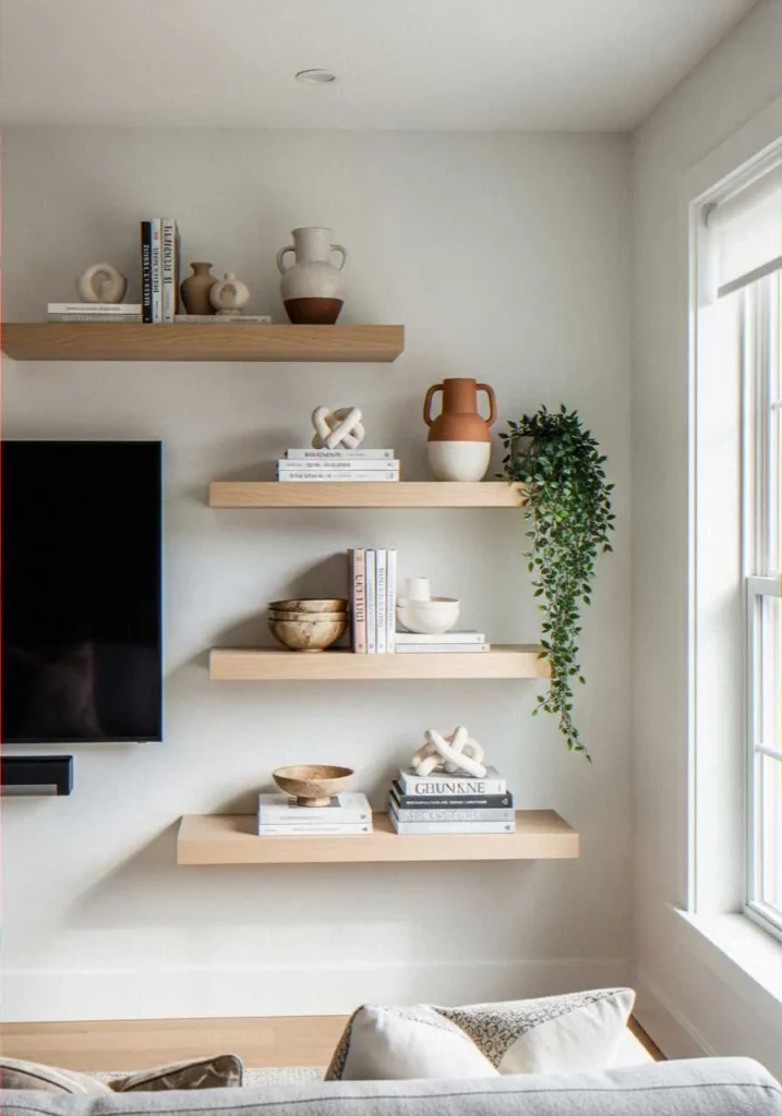 Asymmetrical Shelving