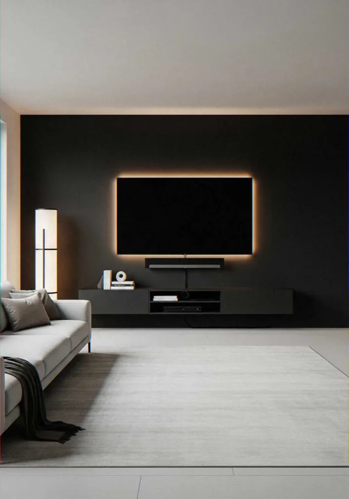 Black Accent Wall