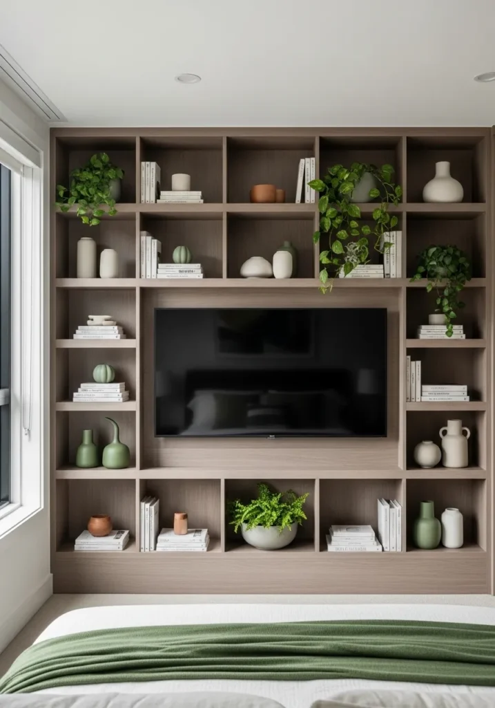  Built-In Shelving Surround