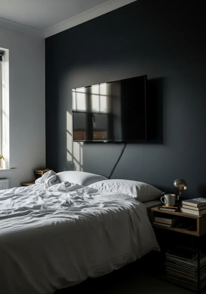 Dramatic Dark Accent Wall