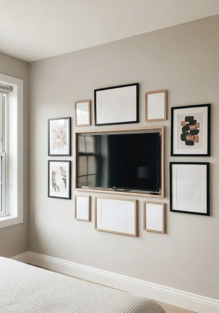 Minimalist Gallery Wall Integration