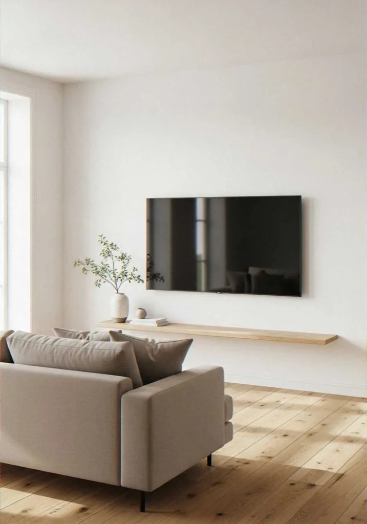 Minimalist TV Wall D