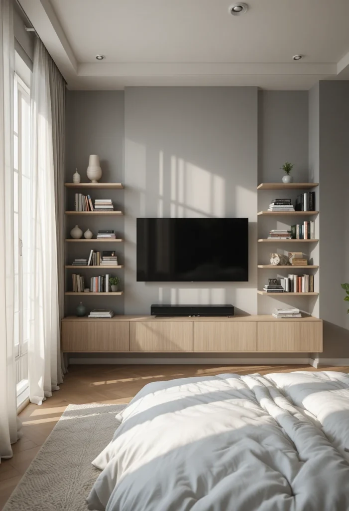 Symmetric Floating Shelves