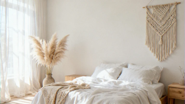 45 White Bohemian Bedroom Ideas