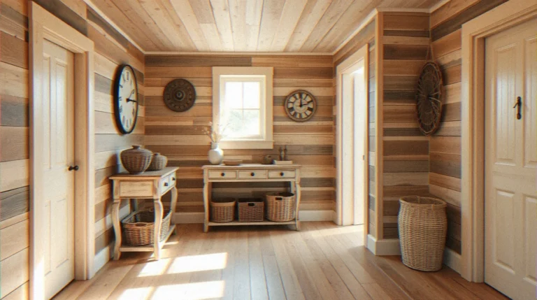 50 Rustic Hallway Ideas f