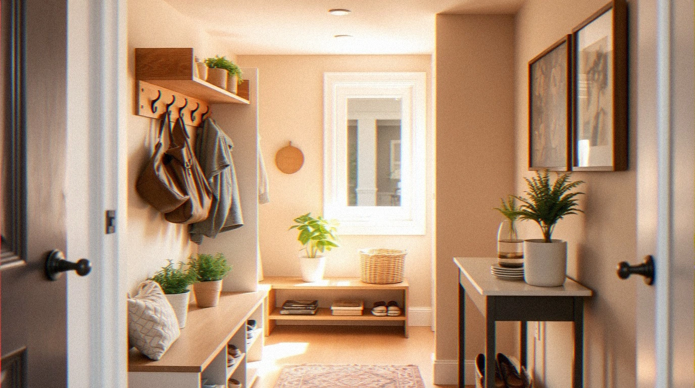 52 Narrow Mudroom Ideas