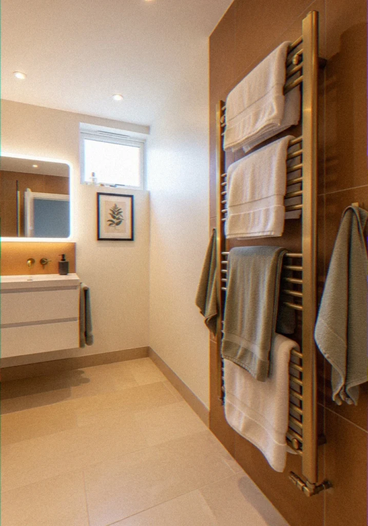 A Heated Towel Rail Does More Than One Job