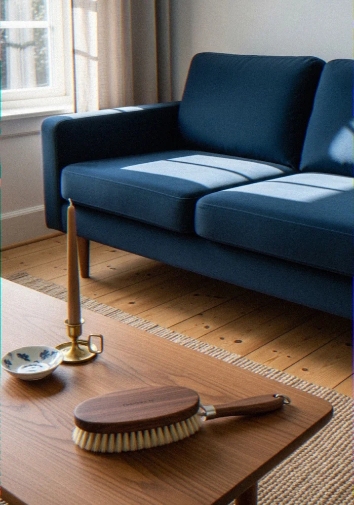 A velvet brush is bett