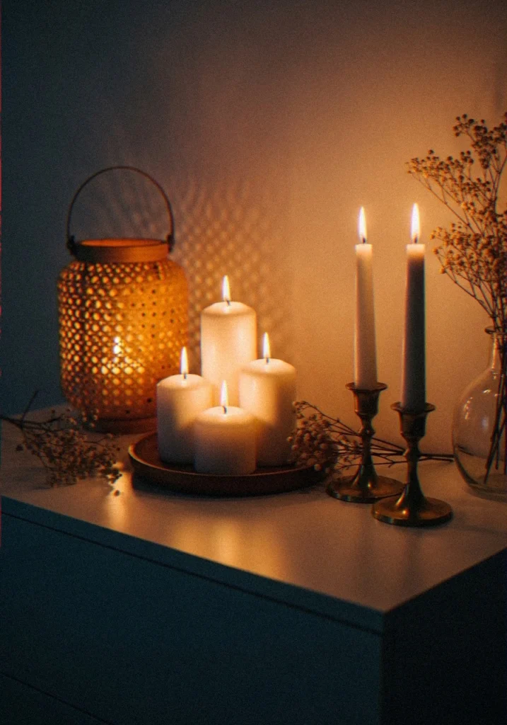 Candles Throughout