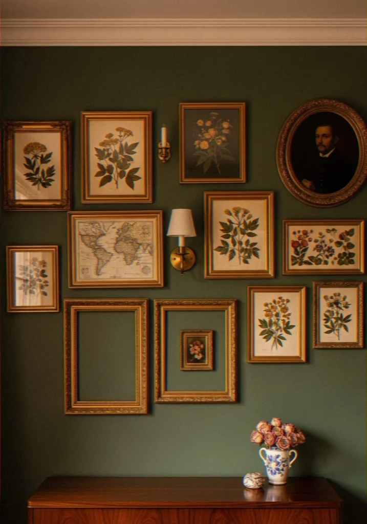 Create a Gallery Wall With Mismatched Frames