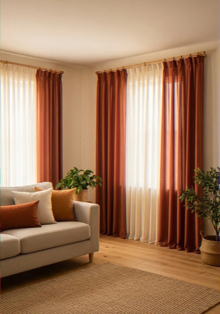 Curtain Color Combination for Cream Walls