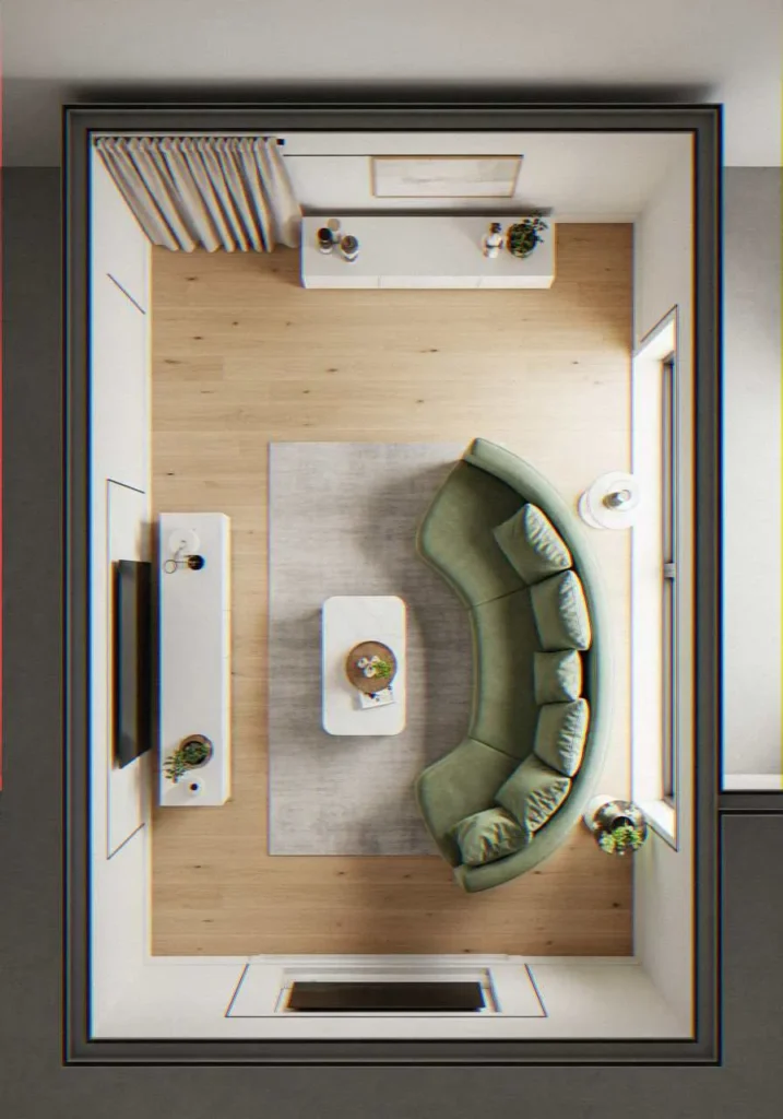 Curved Sofa