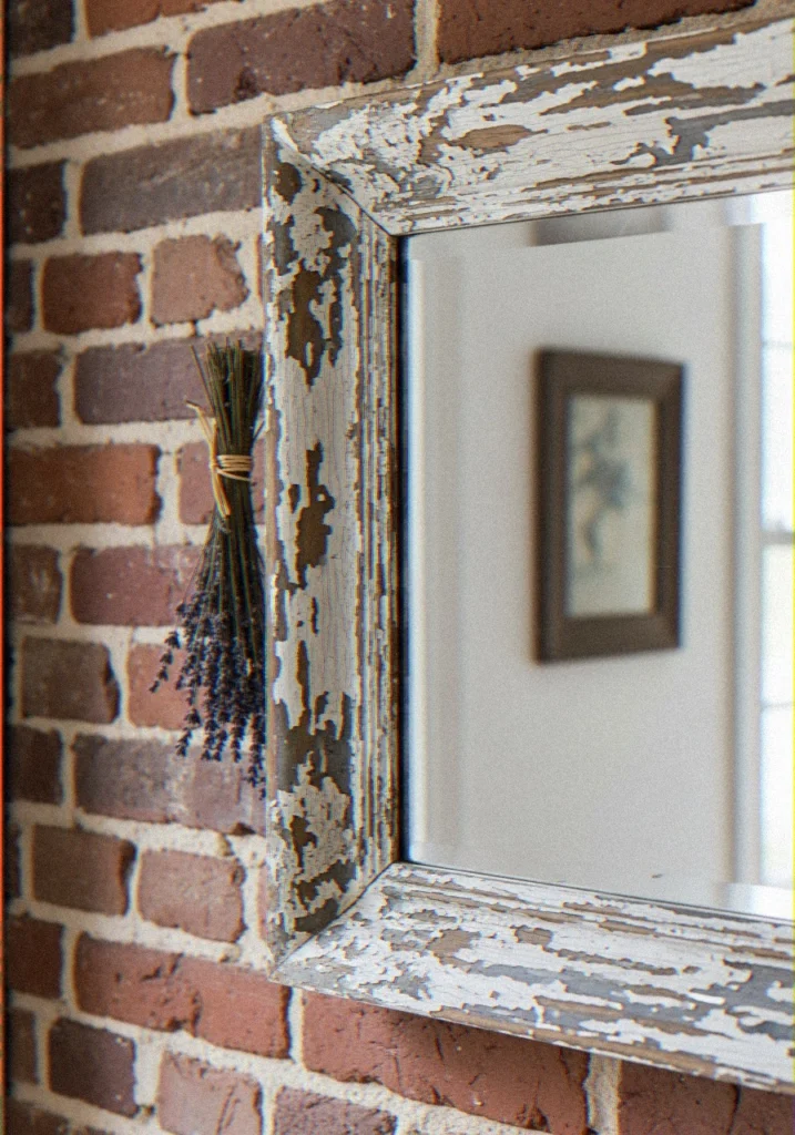 Distressed Vintage Mirro