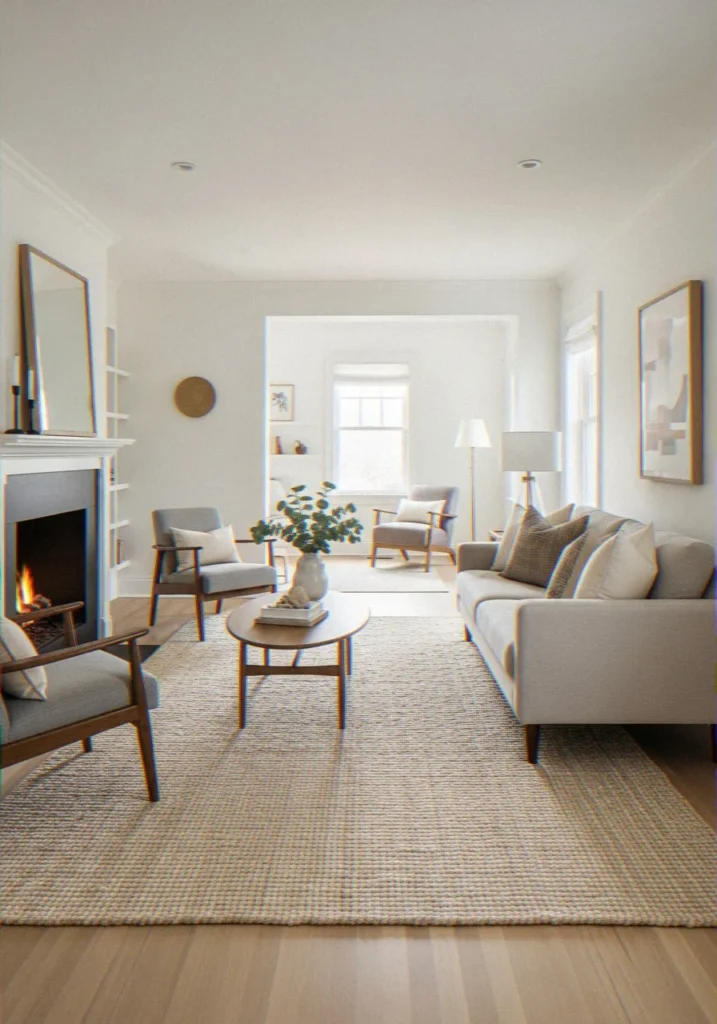 Fireplace and TV on Different Walls