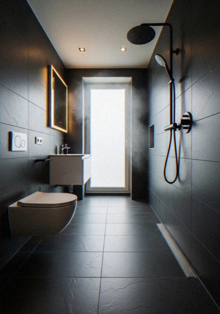 Go Wet Room When Space Is Really Tight
