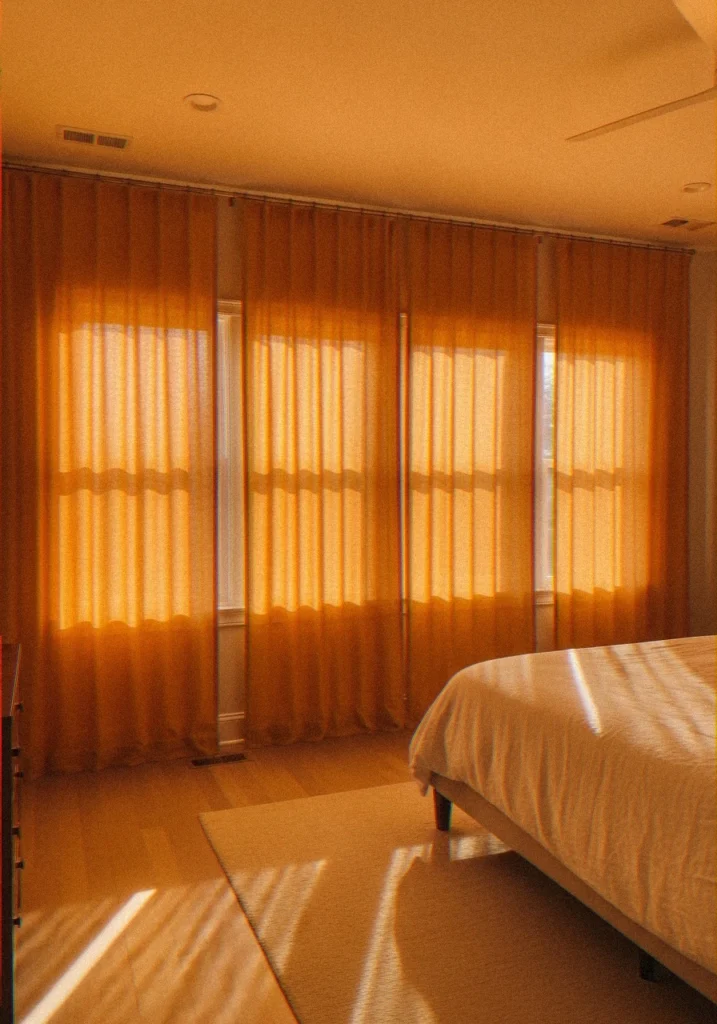 Golden Yellow Curtains