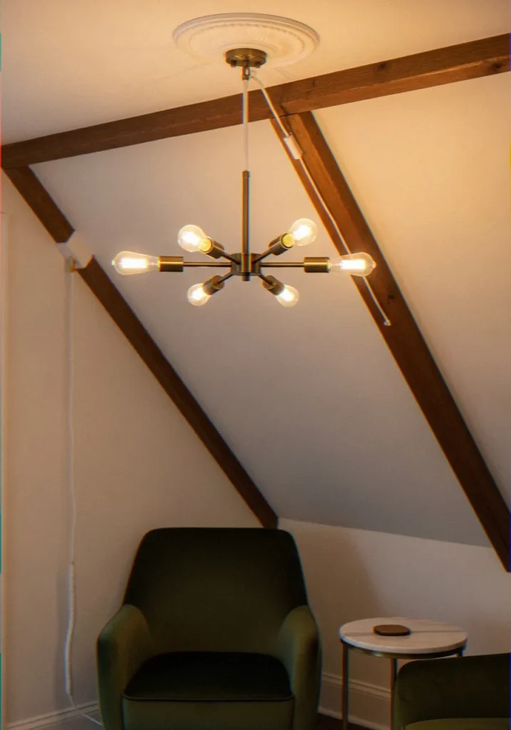 Install a Plug-In Chandelier