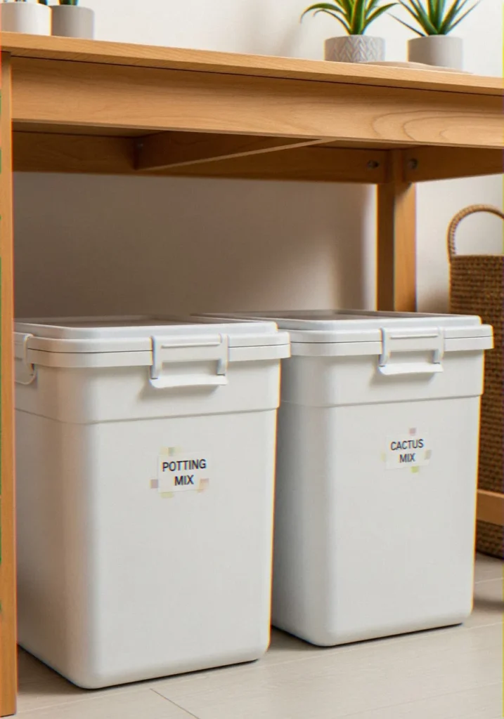 Keep Soil Bags Under Control