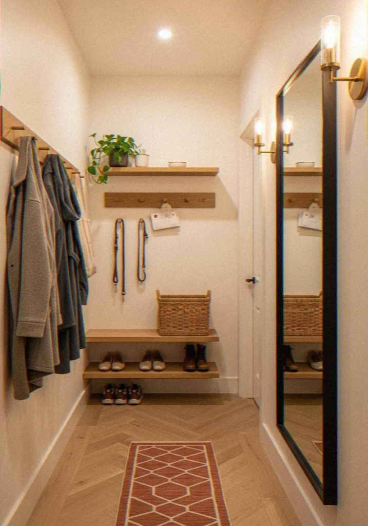 My Own Narrow Mudroom Transfor