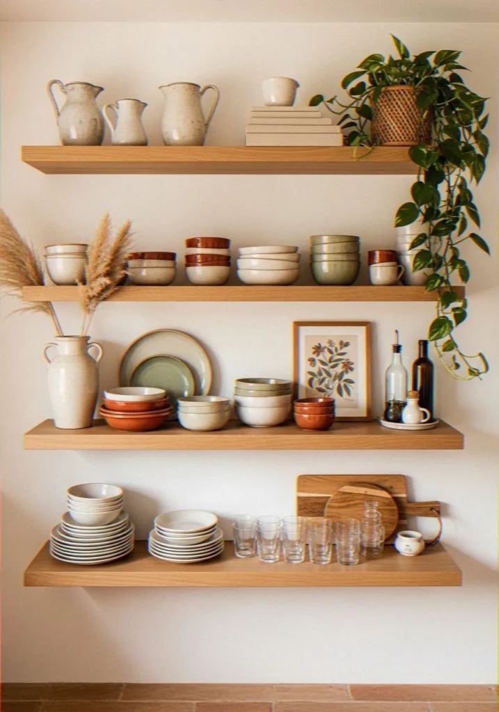 Open Kitchen Shelves Decora