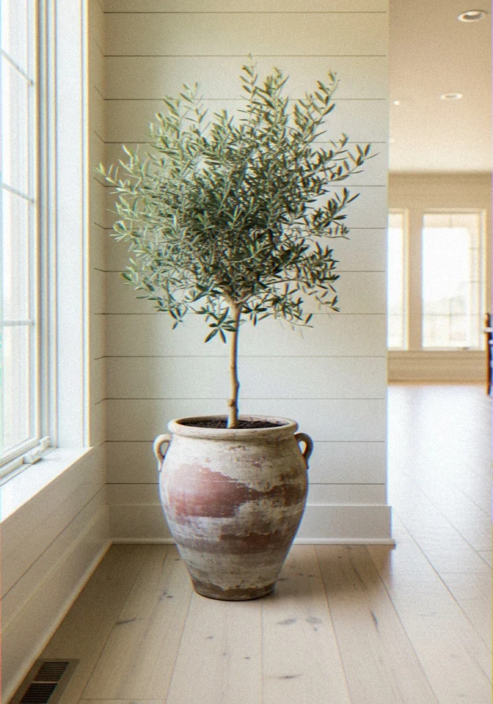 Potted Olive Tr