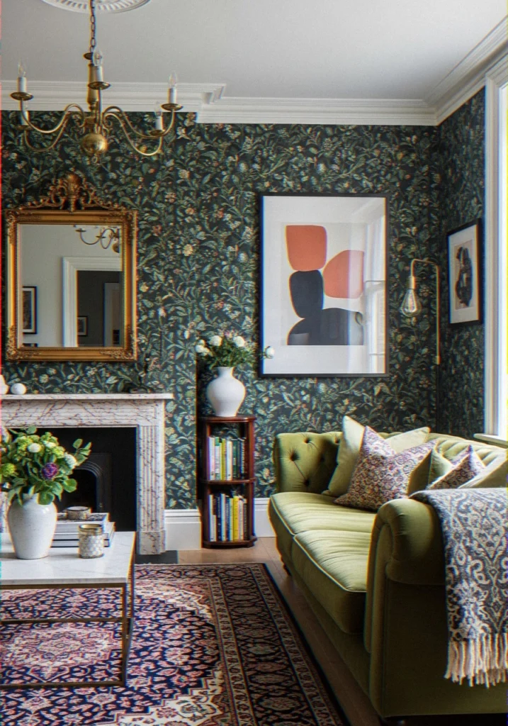 Replace Your Coffee Table With a Tufted Ottoman