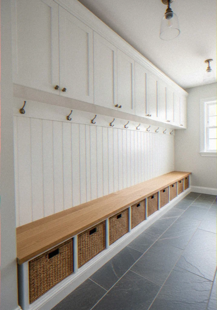 Run a Continuous Bench Along One Wall