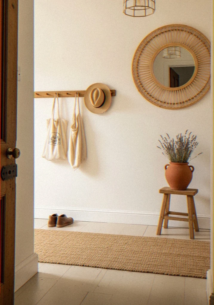 Simple Rustic Hallway Idea