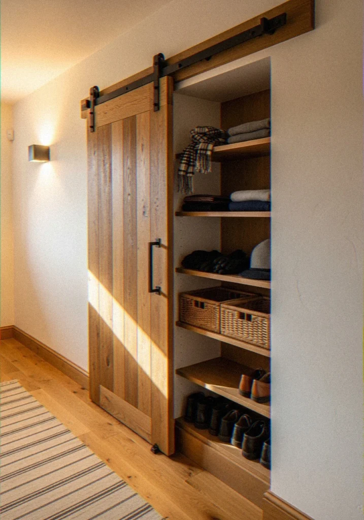 Sliding Barn Door Storage 