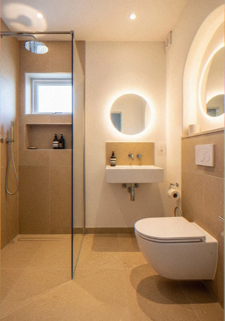 Small Bathroom Designs With Show