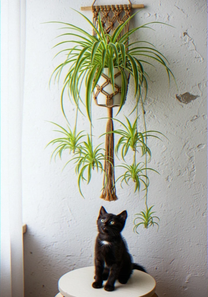 Spider Plant cascading