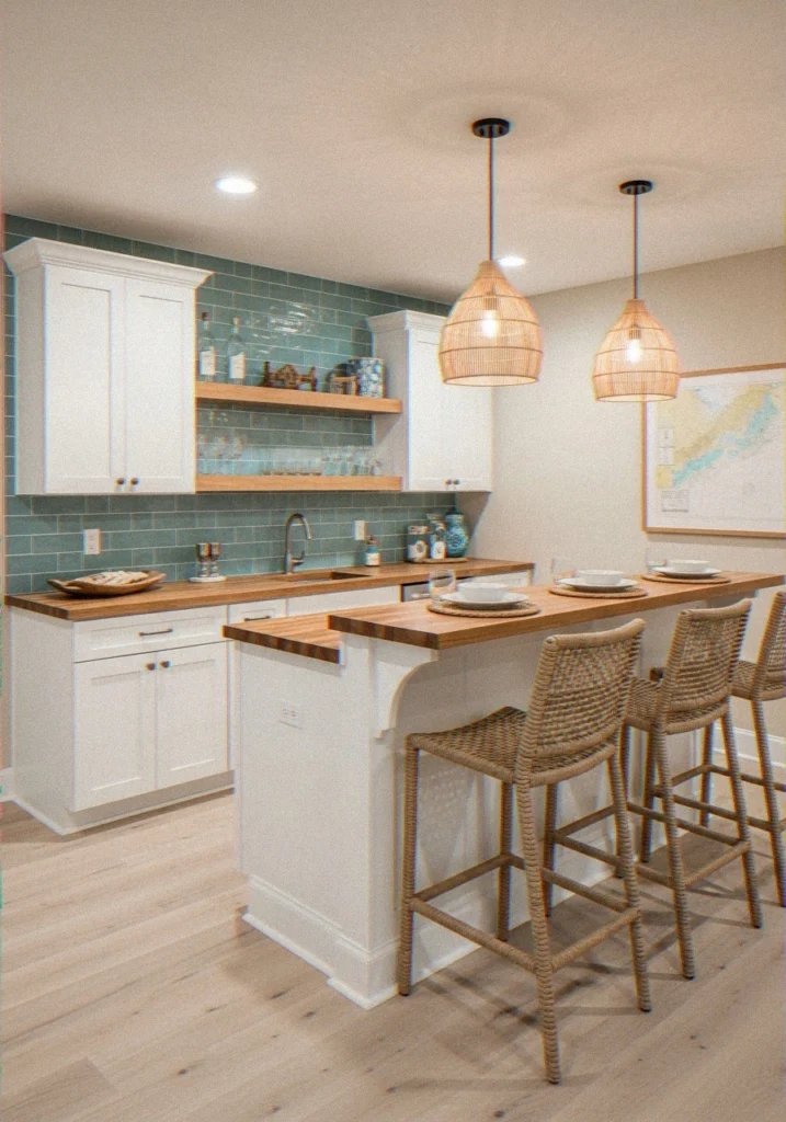 The Beach-Inspired Wet Bar