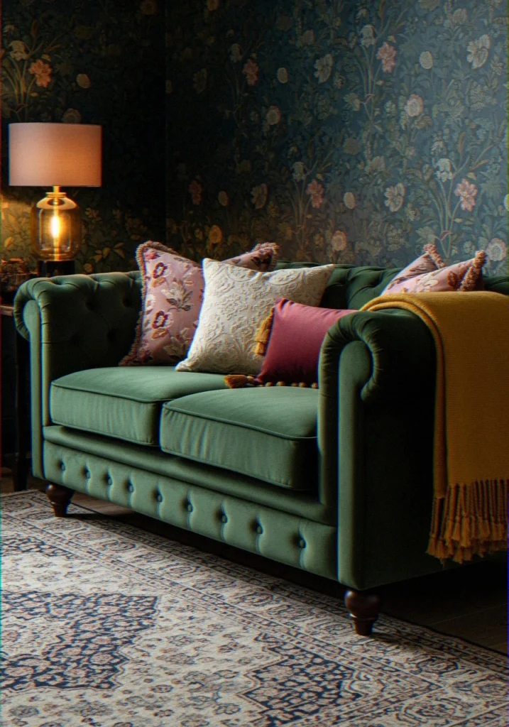 Try a Moody, Dark-Painted Ceiling