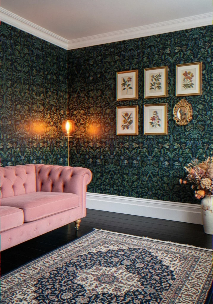 Victorian Cottage Living Room Walls