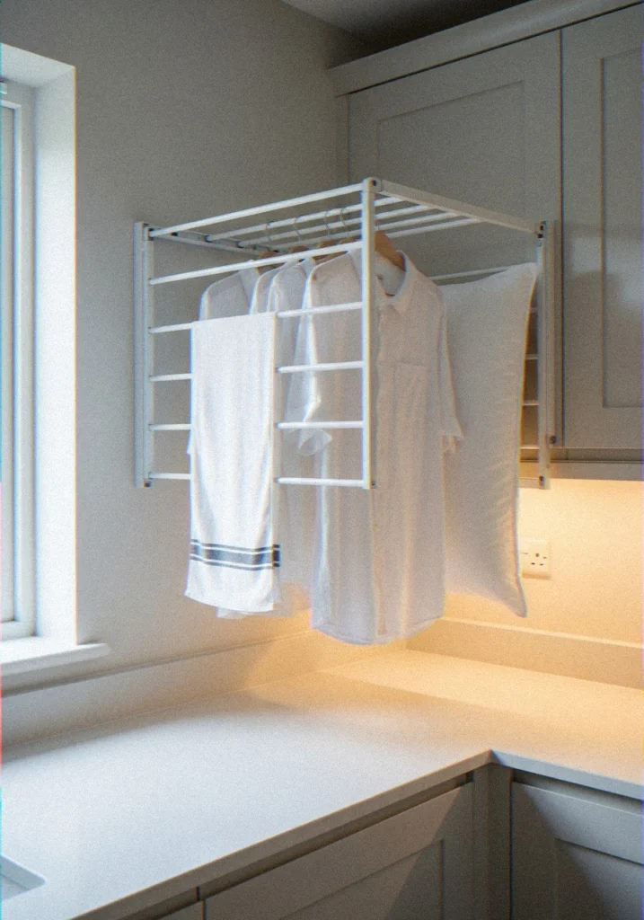 Wall-Mounted Fold-Out Dryin