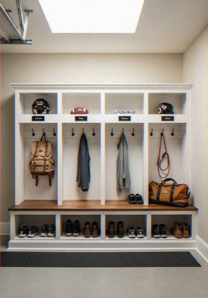 Wall-Mounted Lockers for Multiple Users