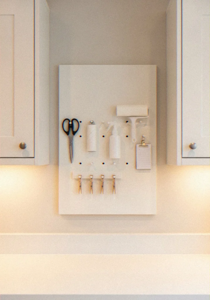 Wall-Mounted Pegboards