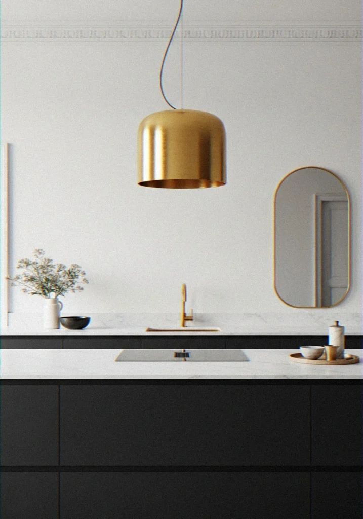 Waterfall Island in Gold-Veine