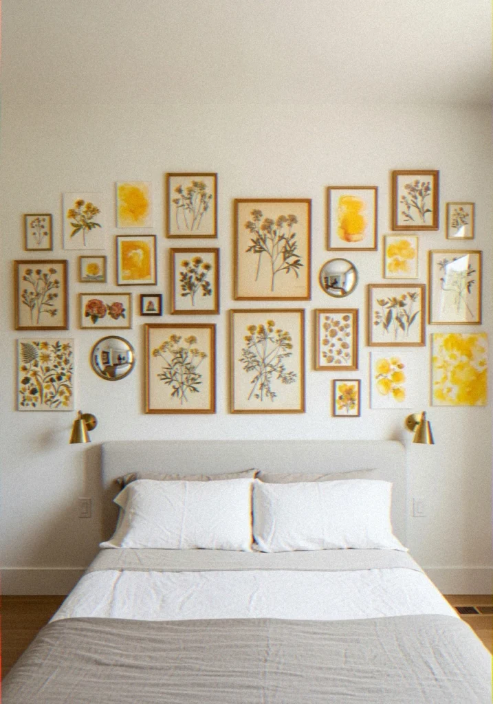  Yellow Gallery Wall