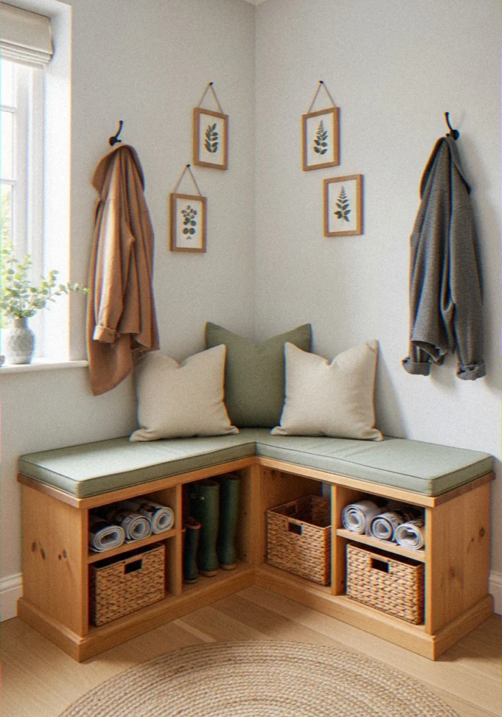 orner Entry Bench