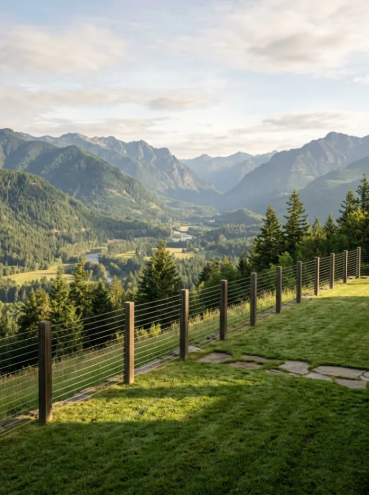 13. Vinyl Privacy Fence